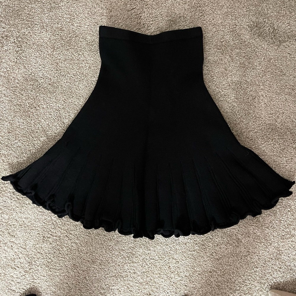 Barney’s wool/silk Stretch Flaired Skirt